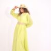 Yellow wavy Dress