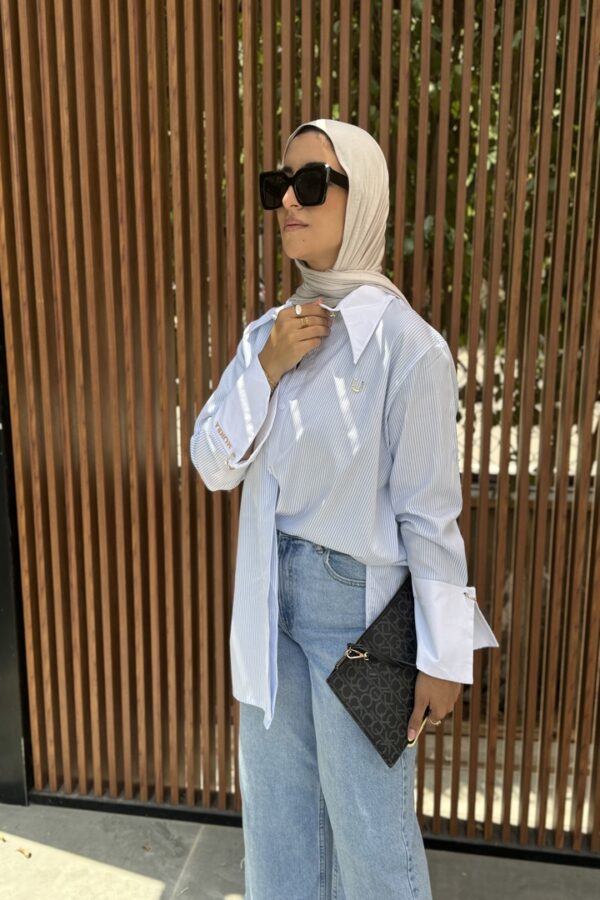 Baby Blue Muhra Shirt