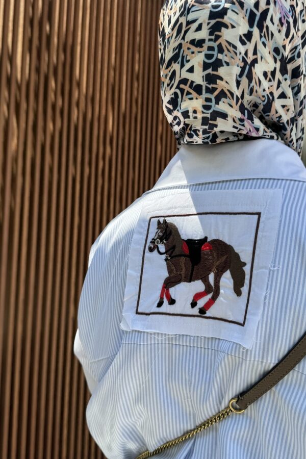 Baby Blue Muhra Shirt